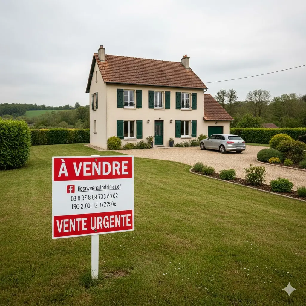 maison à vendre cause divorce urgent oise