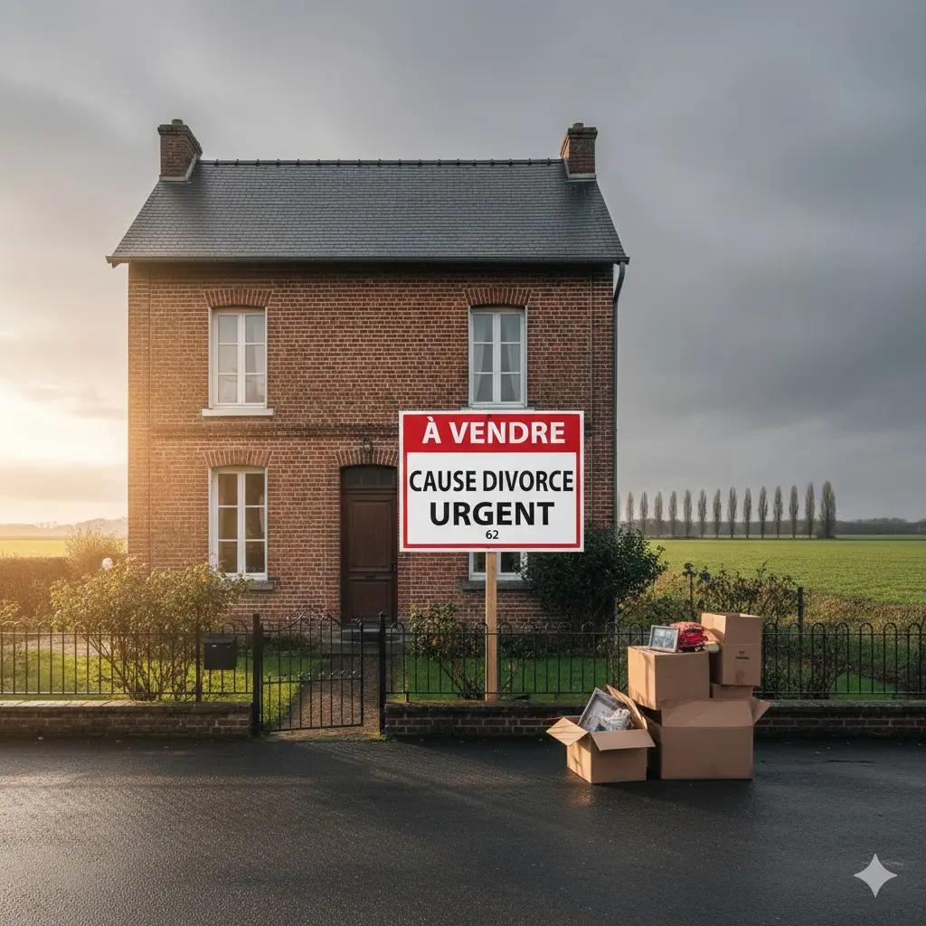 maison à vendre cause divorce urgent 62