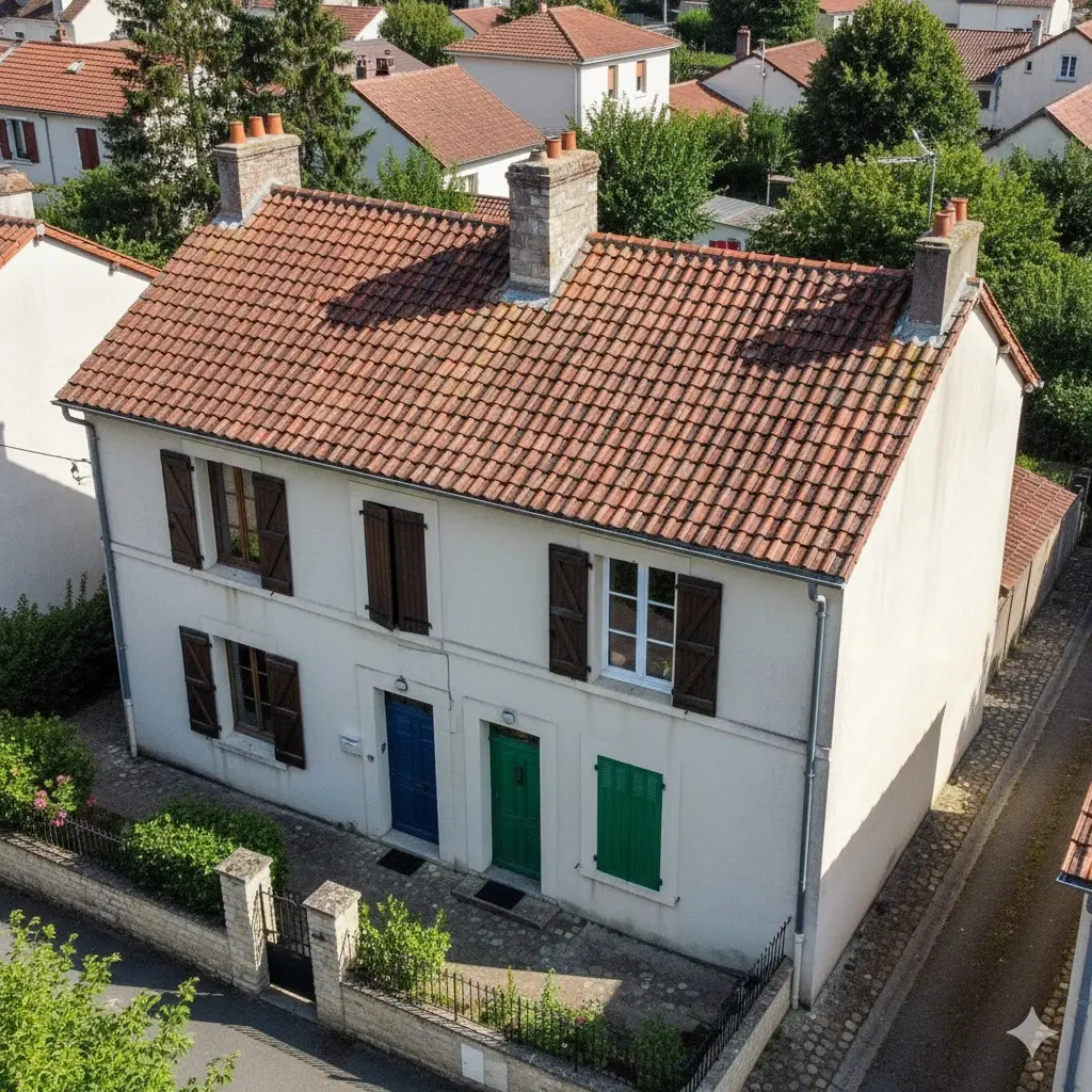 toiture commune sans copropriété