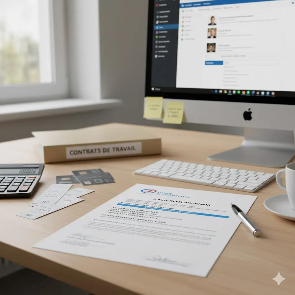 modèle clause ticket restaurant dans le contrat de travail