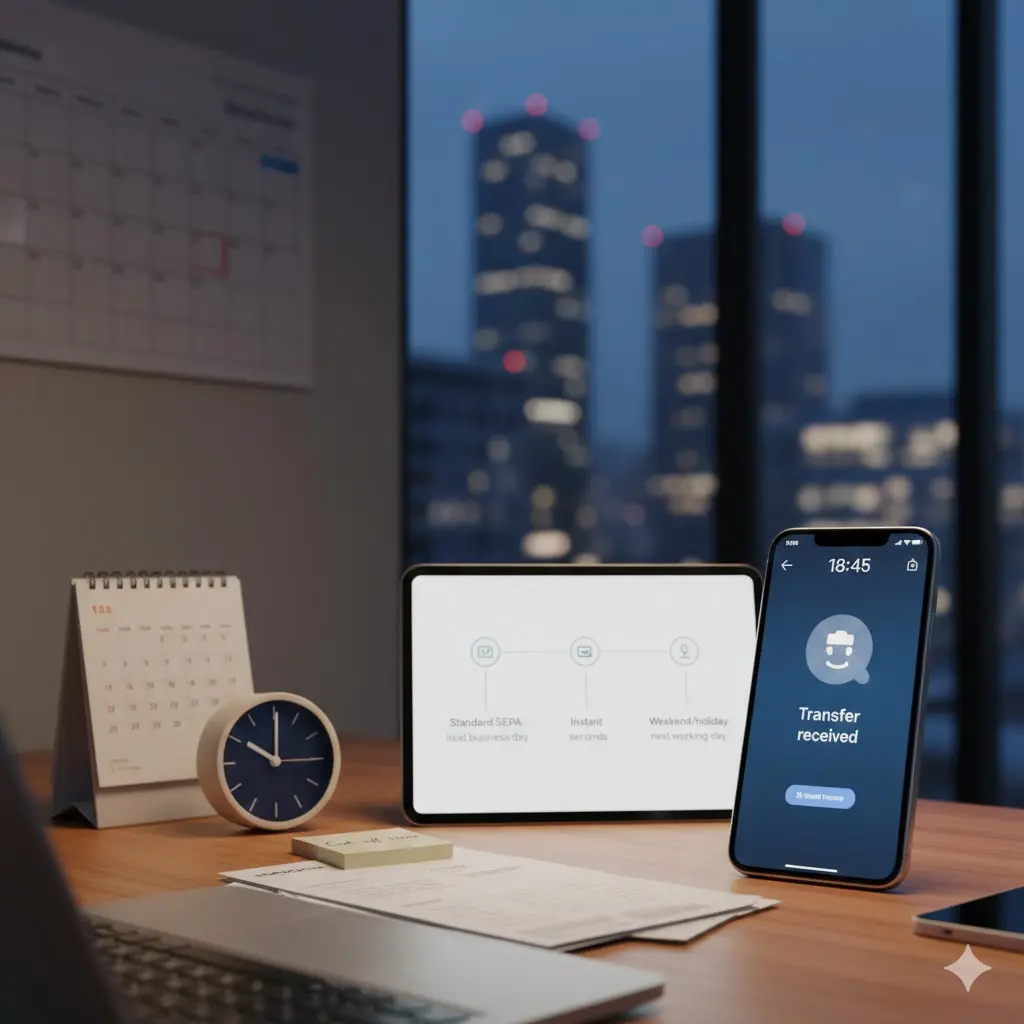 jusqu'à quelle heure peut on recevoir un virement