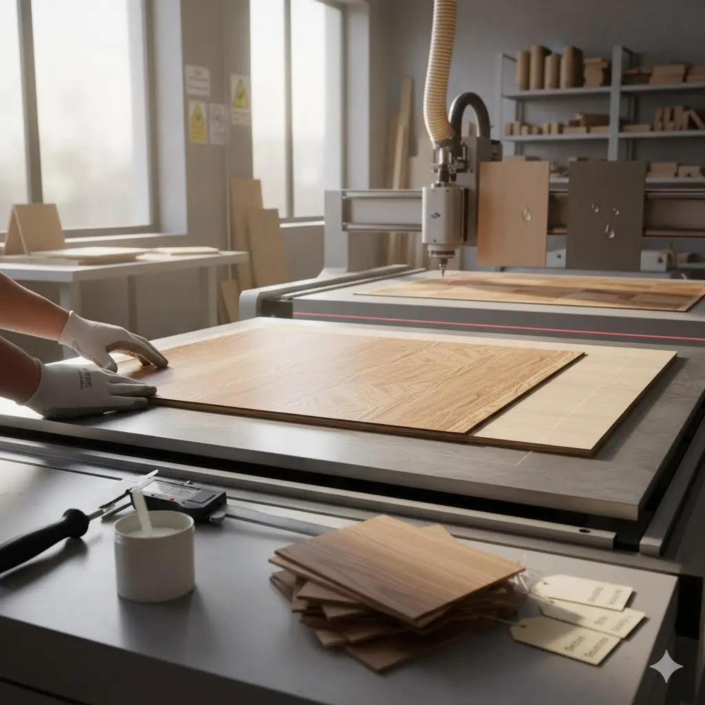 exploration et innovations des techniques de placage bois