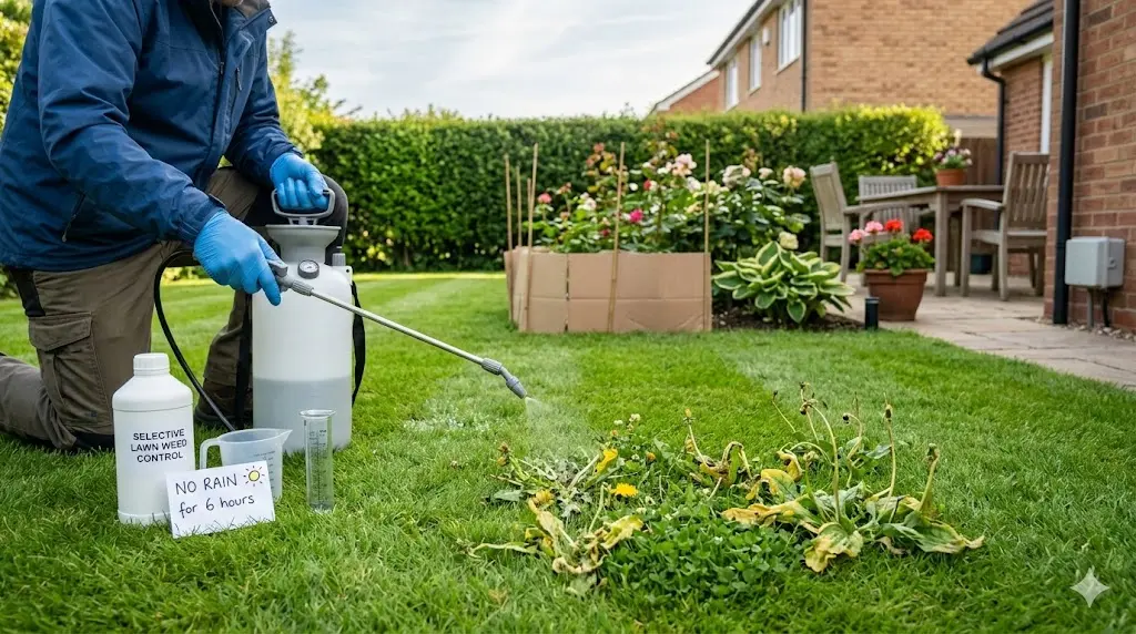 désherbant sélectif gazon